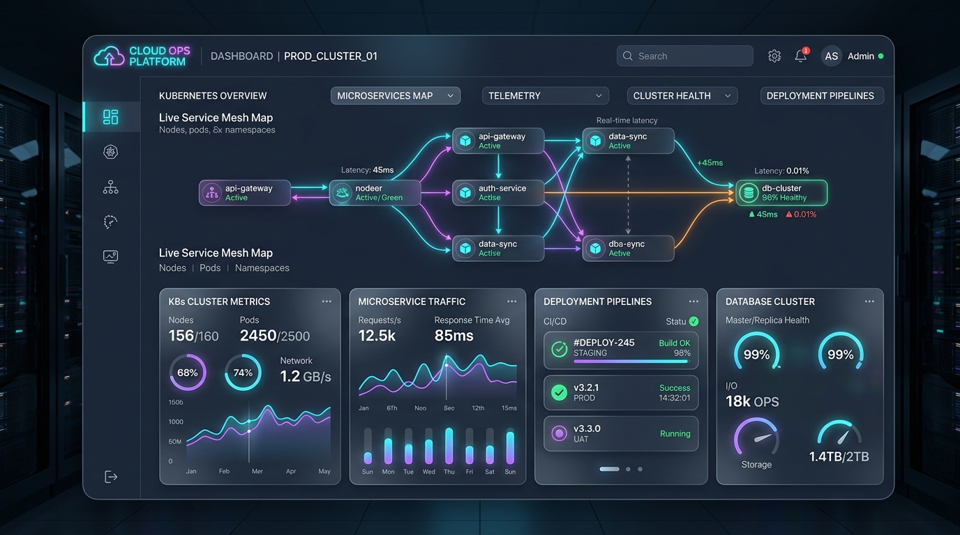 Cloud DevOps and Microservices Platform Architecture